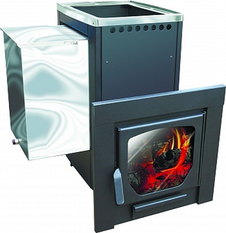 Печь для бани Варвара "Паленица" Панорама