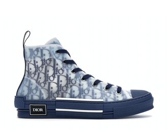 Converse x Dior B23 синие высокие