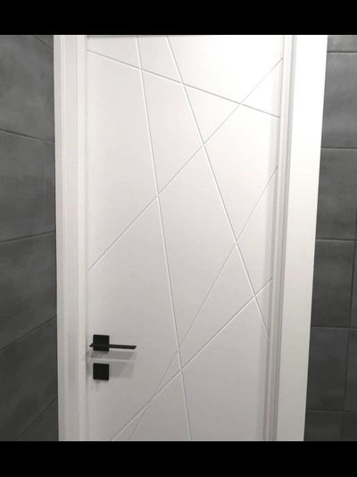 ГРАФИКА/ БЕЛАЯ ЭМАЛЬ/ ПОЛОТНО ГЛУХОЕ С ФРЕЗЕРОВКОЙ