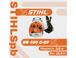 Ранцевое воздуходувное устройство BR 450 C-EF