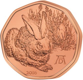 5 евро Заяц, 2016 год