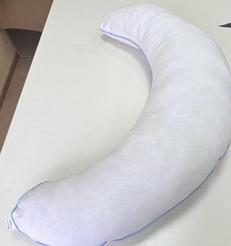 Подушка для беременных 160 х 25 см мини банан , наволочка Сатин Персик