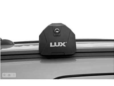 Багажная система БС6 LUX SCOUT серебристая на интегрированные рейлинги для Renault Talisman универсал 2020-