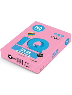 Бумага цветная IQ COLOR (А4,160г,PI25-розовый) пачка 250л.