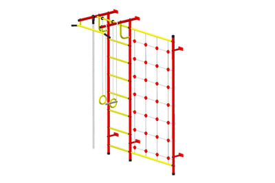 ДСК ПИОНЕР-С3СМ красный, перекладины желтые