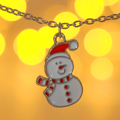 Кулон-подвеска Снеговичок