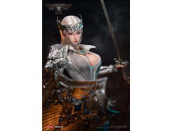 ПРЕДЗАКАЗ - Белая воительница Алина - Коллекционная фигурка 1/6 The Girl Under Wolf's Ward Silver Alina (PL2026-236A) - TBLeague ?ЦЕНА: 30200 РУБ.?