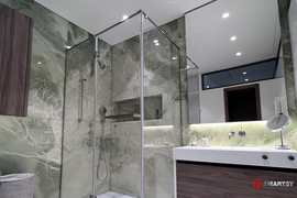 Душевые и лестничные ограждения из стекла