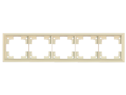 Рамка 5-я классик, кремовый сатин Rikett - 35950 MC