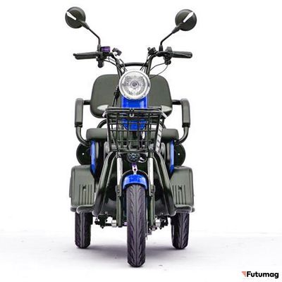 Трицикл GreenCamel Фродо X7 PRO (60V 800W R10) дифференциал синий