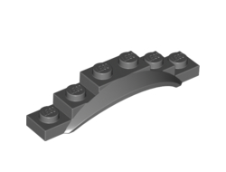 Vehicle, Mudguard 1 1/2 x 6 x 1 with Arch, Dark Bluish Gray (62361 / 6172286 / 6362257 / 6476013)