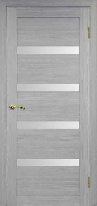 Межкомнатная дверь "Турин-505" дуб серый (стекло)