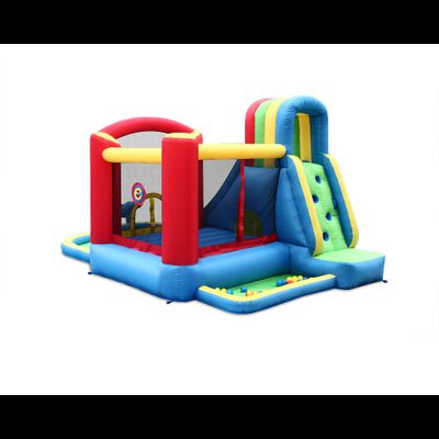 Батут Happy Hop и водная горка «Всплеск волны»