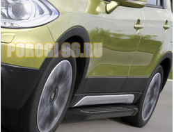 Пороги на Suzuki SX-4 черные