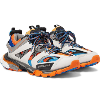 Кроссовки Balenciaga Track Trainers Blue Orange