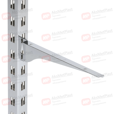 2247DX/SX Полкодержатель хром левый-правый откидной прямой и наклонный под полку 250 мм для системы Базис/Canalina/Global