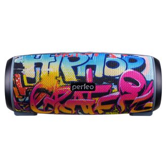 Bluetooth-колонка "HIP HOP" FM, microSD, USB, AUX, мощность 12Вт, 2600mAh, граффити