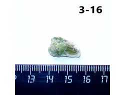 Хризолит натуральный (необр.) №3-16: 2,5г - 20*11*10мм
