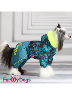 Комбинезон для собак Бирюза-Лайм