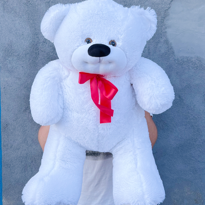 Плюшевый медведь 110 см белый Веня
