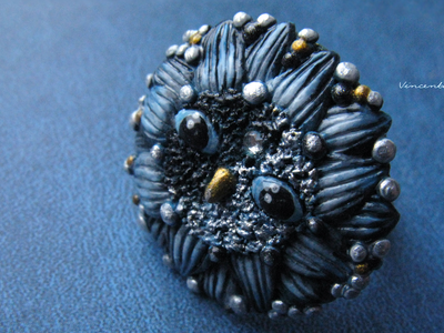 Волшебное кольцо-цветок "Клювоносый Наблюдатель"