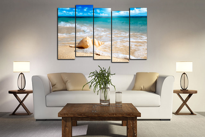 Модульная картина "Теплые волны"