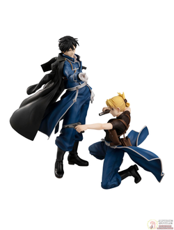 Фигурка Рой Мустанг, Риза Хоукай (Roy Mustang, Riza Hawkeye Set)