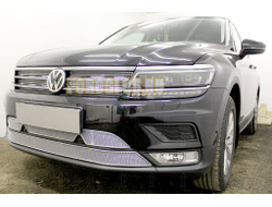 Защита радиатора Volkswagen Tiguan II 2016- chrome низ PREMIUM