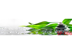 SP-066 КАМЕНЬ ЗЕЛЕНЬ Глянцевая стеновая панель ALBICO  2800*610*6мм