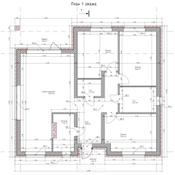 Одноэтажный дом с тремя спальнями 95м² (S88)
