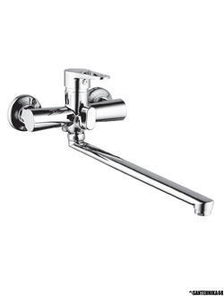 Смеситель для ванны с длинным изливом однорычажный ZERIX PUD7 146