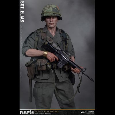 ПРЕДЗАКАЗ - Сержант Элиас Гродин ("Взвод", Platoon) - Коллекционная ФИГУРКА 1/6 scale Platoon Sergeant Elias (DMS047) - DAMTOYS ?ЦЕНА: 31700 РУБ.?