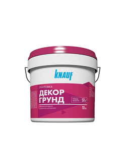 Грунтовка  ДЕКОРГРУНД  Кнауф 10 кг  под цементную декоративную штукатурку