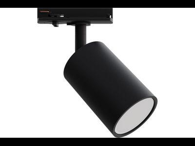 Apeyron св-к трековый 1-фаз. шинопров под лампу GU10 max 15W IP20 56х85х136 черн пласт, адапт 16-72