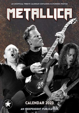 Metallica Иностранные перекидные календари 2023, Metallica Calendar 2023, Intpressshop