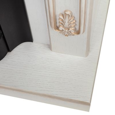 Угловой электрокамин Anita WT с очагом 3D Oregan