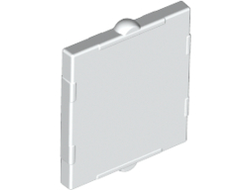 Glass for Window 1 x 2 x 2 Flat Front, White (60601 / 6129749 / 6256077)