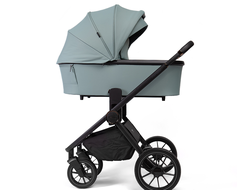 Коляска 3в1 Peppy Monaco 2025 Mint, рама черная