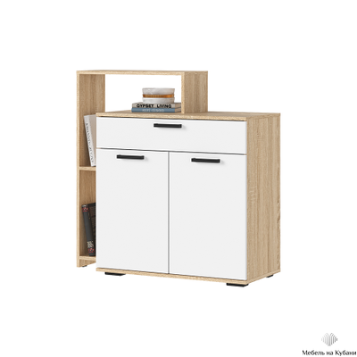 Санса КМ-01 Комод 1000 Сонома/Белый