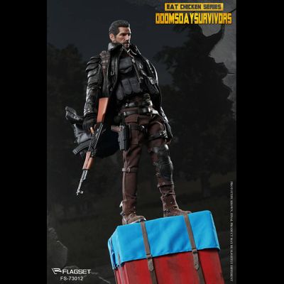 Ящик деревянный красный с ремнями 1/6 (FS-73012) - FLAGSET