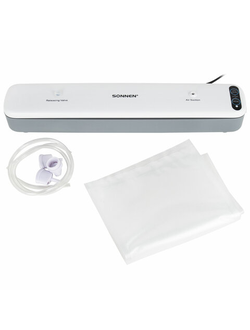 Вакуумный упаковщик SONNEN VS-V62, 85 Вт, запаивание до 30 см, 456337