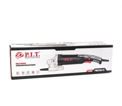 Шлифмашина угловая P.I.T PWS150-C1, 150мм, 1260Вт, 9000 об/мин, регулировка оборотов