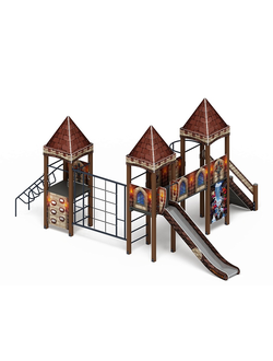 Серия «Замок» (Средневековый) ДИК 2.18.05-02 H=1500 игровой комплекс