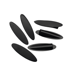 Заглушка под косой шуруп С1-08 черный (100 шт)