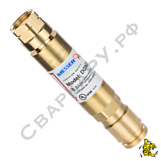 Клапан обратный огнепреградительный ацетилен-пропановый Messer DGN-DK FG G3/8 LH - female FG