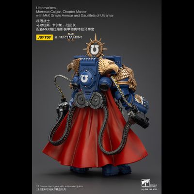 Марнеус Калгар, магистр ордена Ультрамаринов (Warhammer 40k, Spacemarine II) - КОЛЛЕКЦИОННАЯ ФИГУРКА 1/18 Ultramarines – Chapter Master Marneus Calgar (JT01338) - JOYTOY