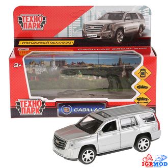 Машина металл &quot;CADILLAC ESCALADE&quot; серебро 12,5 см (Технопарк) арт.ESCALADE-SL