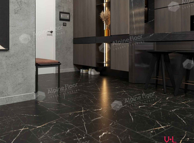 Кварцвиниловая плитка Alpine Floor Light Stоnе Неро ЕСО 15-21