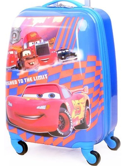 Детский чемодан Тачки МакВин (The Cars McQueen) синий