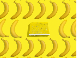 Твёрдый скраб для тела "Banana Milkshake", 170g